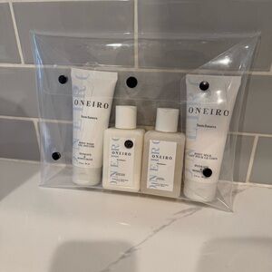 Oneiro NEW 4pc Hair & Body Care Travel Kit. All Natural, Vegan, Paraben Free